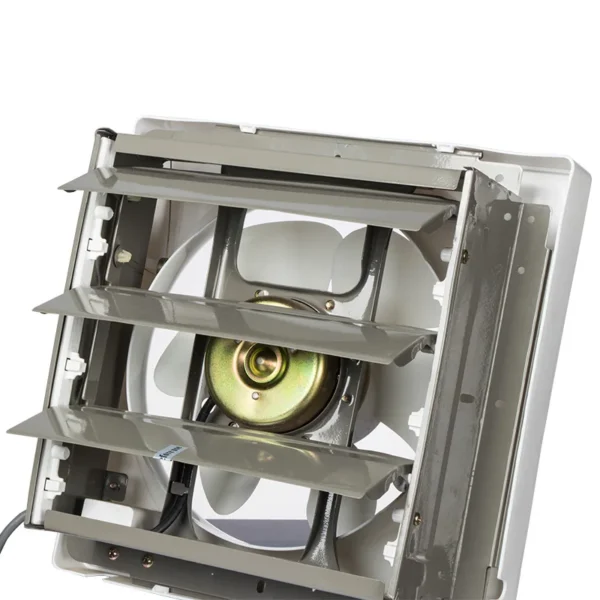 Shutter Ventilating Exhaust Fan, Wall, Metal - view 6
