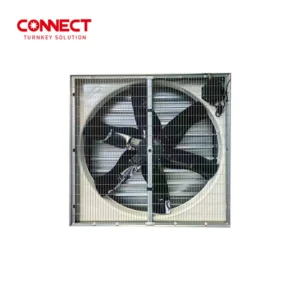 Shutter Ventilation Exhaust Fan, 380V, Axial, Wall