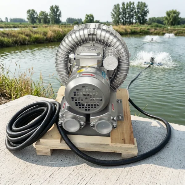 Side Channel Blower, 220V, 1.1KW, 64dB - view 5