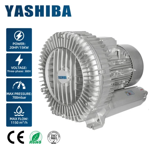 Side Channel Blower, ISO9001, 380 V, Electric