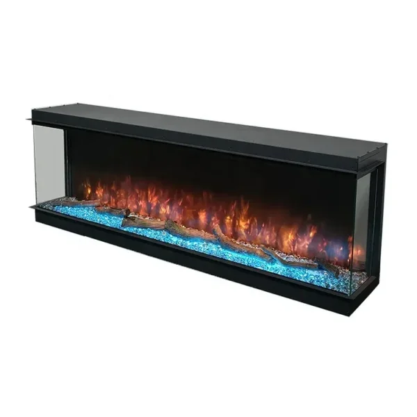 Sided View Heater, 750/1500w, 750W, Glass