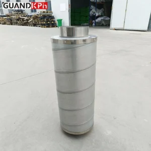 Silencer for Industrial Fan, Steel, Galvanized, DXXYQ