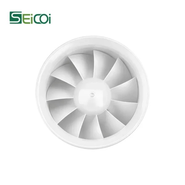 Silent Axial Duct Fan, 4-Inch, 9.5W, 28dB, IP44 - view 4