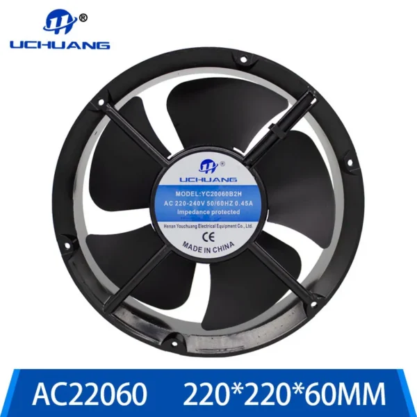 Silent Compact Axial Fan, 22060, 220V/380V - view 4