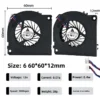 Silent Cooling Fan, KDB04112HB, 12V, 4cm, 40x40x10mm - view 6