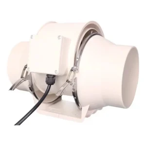 Silent Duct Booster Fan, 220 V, Metal