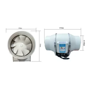 Silent Duct Booster Fan, PP, Laboratory Furniture
