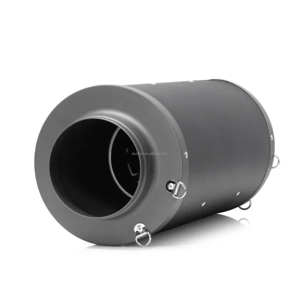 Silent Duct Exhaust Fan, CFM, 10'black - view 2