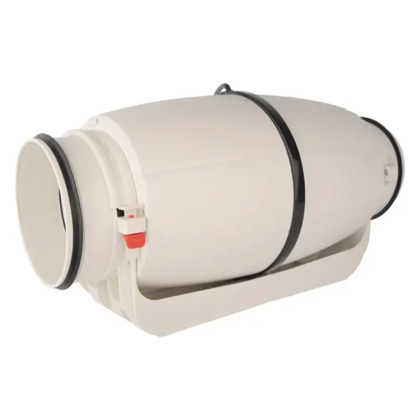 Silent Duct In-line Extractor, 200mm, PVC - view 2