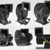 Silent Exhaust Duct Fan, CY125, 220v, Cast, Centrifugal - view 3
