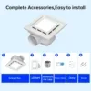 Silent Exhaust Fan, 144, CFM, 6500K, 12W - view 2