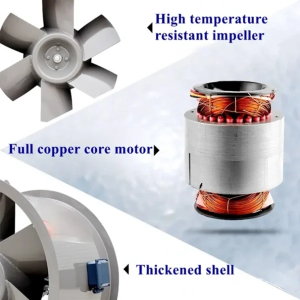 Silent Fan, Electric, Aluminum Alloy - view 4