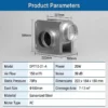 Silent Split Duct Fan, DPT10-21-A, Copper - view 3