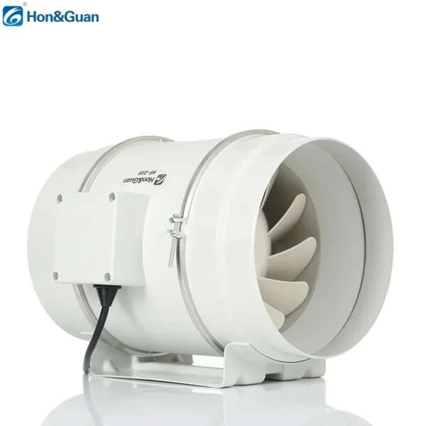 Silent Ventilation Duct Fan, 220-240V, Plastic