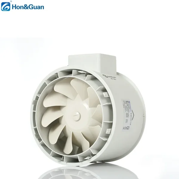 Silent Ventilation Duct Fan, 220-240V, Plastic - view 2