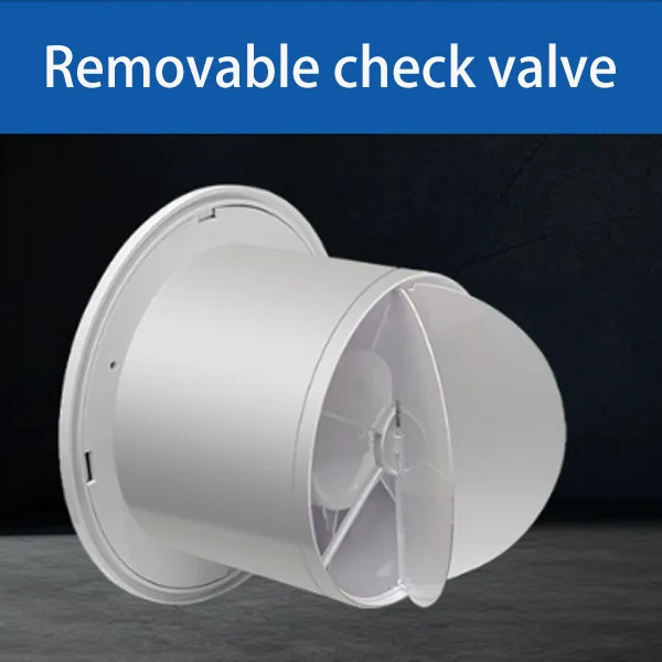 Silent Ventilation Fan, 6-inch, ABS, Copper - view 4