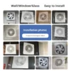 Silent Ventilation Fan, Inch/6, 100mm, Plastic - view 3
