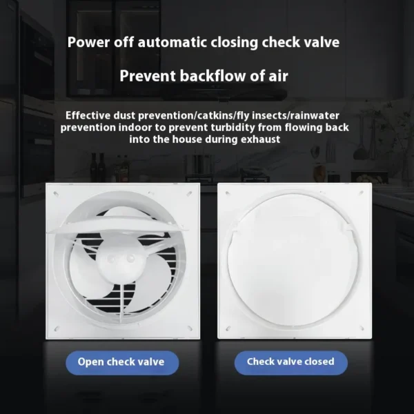 Silent Ventilation Fan, Inch/6, 100mm, Plastic - view 4