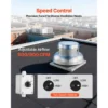 Silver Roof Exhaust Fan, Aluminum, CFM - view 5