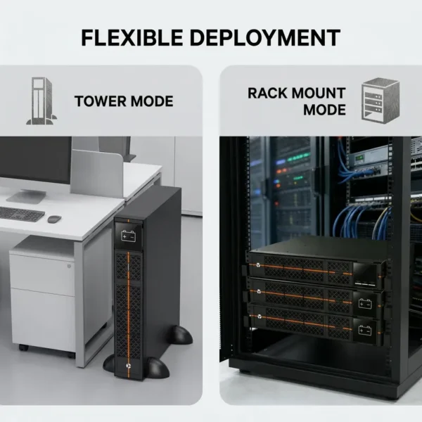 Sine Wave Rack Tower, ITG, 1-10KVA, UPS - view 5