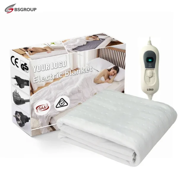 Single-bed Electric Under Blanket, 220V, 55-60W(0.07-0.08hp)