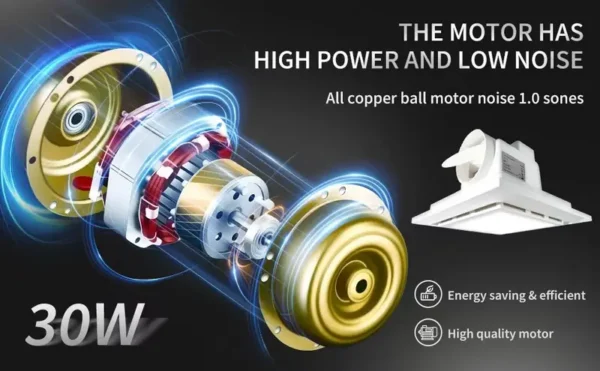 Single-color Led Vent Fan, 200-300mm, 8-12 - view 3