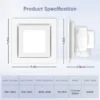 Single Led Exhaust Fan, Ceiling, 110 CFM, DC Motor - view 2