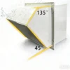 Slanted Industrial Exhaust Fan, Steel, Axial, Wall, 380V - view 3
