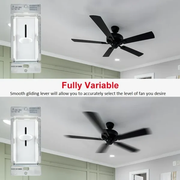 Slide Fully Variable Fan, 120V, 5A - view 4
