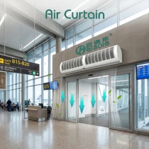 Slim Door Fan, 220V, 200W, 1500mm