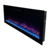 Slim Electric Insert Fireplace, 36"/42"/50"/60"/72", Wall