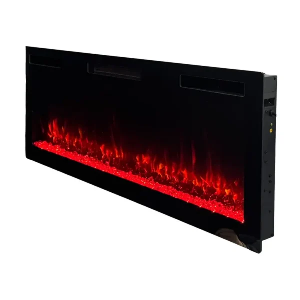 Slim Electric Insert Fireplace, 36"/42"/50"/60"/72", Wall - view 2