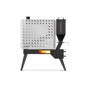Slim Pellet Stove, 14kw, Steel, Pellet Fireplaces