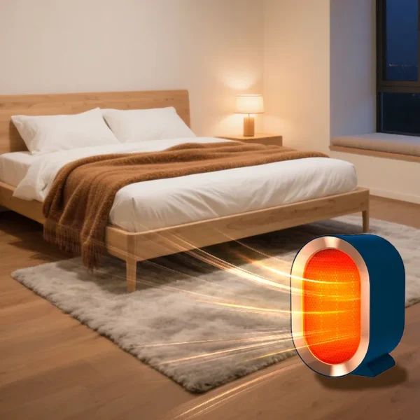 Small Electric Heater, Portable, 1200W, PTC - view 2