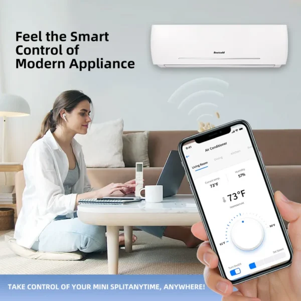 Smart Air Conditioner, 9000BTU 0.75TON, DC - view 4