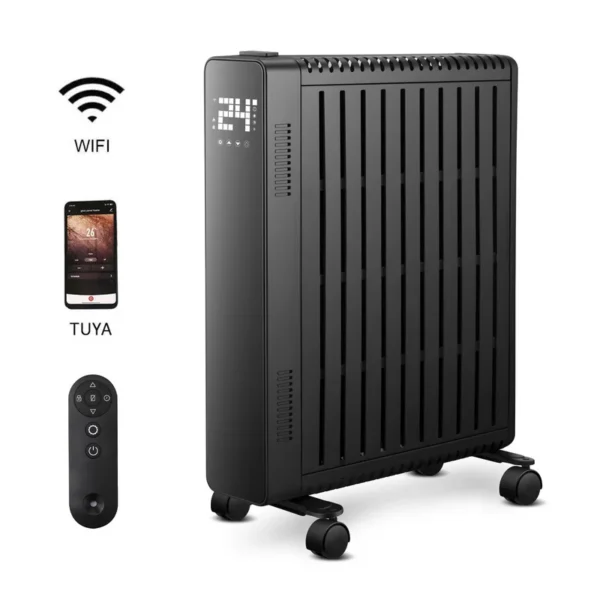 Smart App-controlled Convector Heater, 2000W, 220-240V 50Hz - view 2