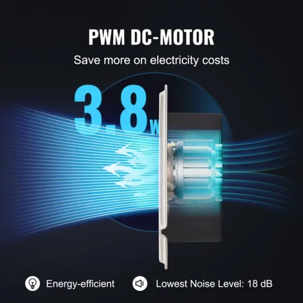 Smart Booster Fan, Wall, 25W - view 4