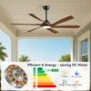 Smart Ceiling Fan, LED, 8282 CFM, 40W(0.05hp) - view 2