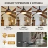 Smart Ceiling Fan, LED, 8282 CFM, 40W(0.05hp) - view 3