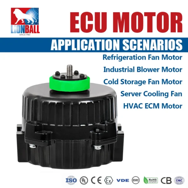 Smart Controlled Ecu Motor, IP67, HVAC