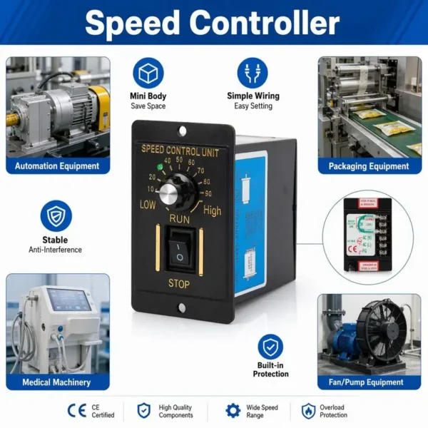 Smart Equipment Speed Controller, AC 220 V, US51