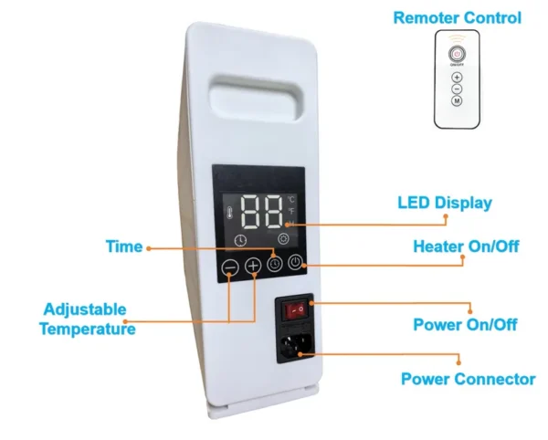 Smart Far Infrared Heater, 1000W, 220V - view 3