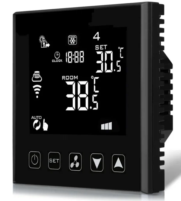 Smart Heat Thermostat Fan, HVAC, AC200-240V, HY603AC - view 2