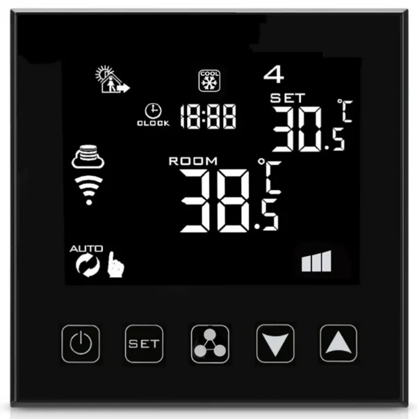 Smart Heat Thermostat Fan, HVAC, AC200-240V, HY603AC - view 3