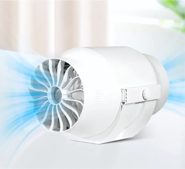 Smart Quiet Exhaust Fan, 220V, 110V, HVAC, Wall - view 5