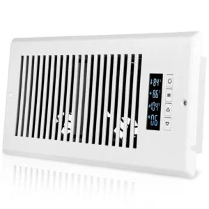 Smart Register Booster Fan, 10-Speed, HVAC, Plastic