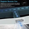 Smart Register Booster Fan, 10-Speed, Wall - view 3