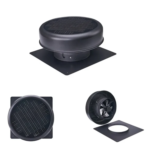 Smart Solar Attic Fan, 40W, Roof, 3-Speed - view 3
