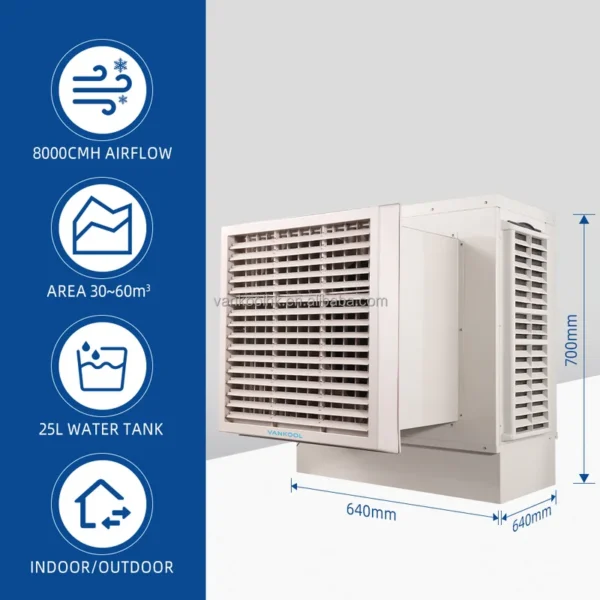 Smart Swamp Cooler, Solar, Electric, Plastic - view 5