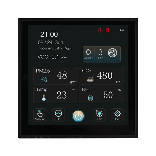 Smart Ventilation Controller, 4", TFT, CO2, PM2.5 - view 2